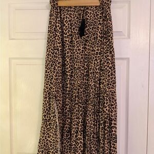Petal & Pup Animal Print Maxi Skirt